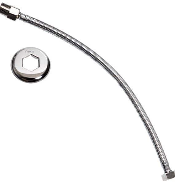Engate / Rabicho Flexível Inox 1/2 polegada X 40 Cm