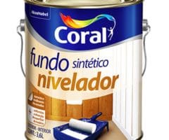Fundo Sintético Nivelador Branco Fosco Para Madeira 3,6 Litros